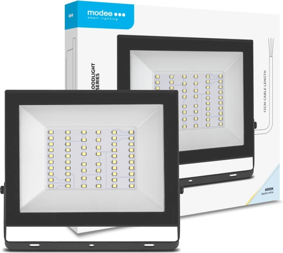 LED reflektor Modee E‑series Slim 50 W, 4000 lm, 6000 K, IP65, 120°