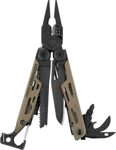 Leatherman Signal coyote tan multifunkční nástroj 19 funkcí