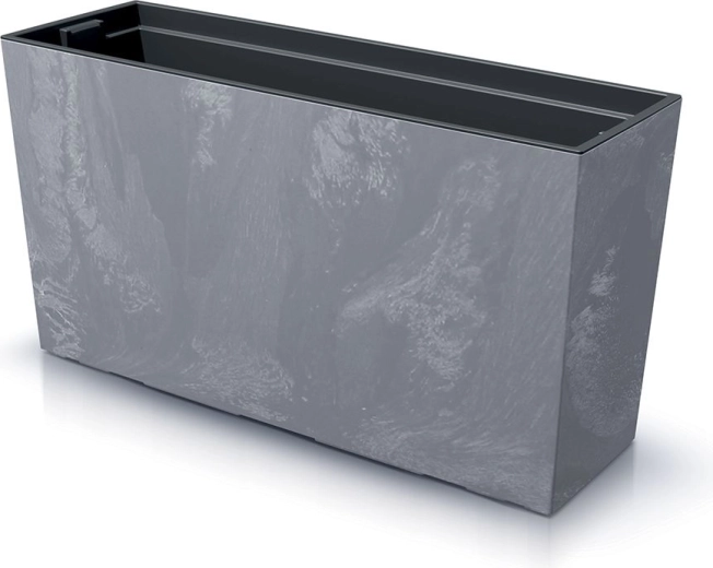 Truhlík s vložkou URBI Case Beton Effect M, 77 cm, marengo