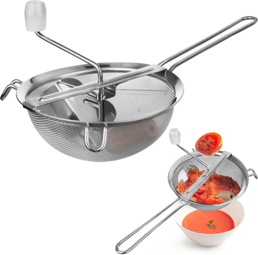 Ocelový pasírovač na ovoce a zeleninu