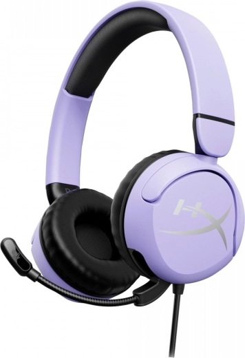 herní sluchátka hyperx cloud mini (levandulová, kabelová)