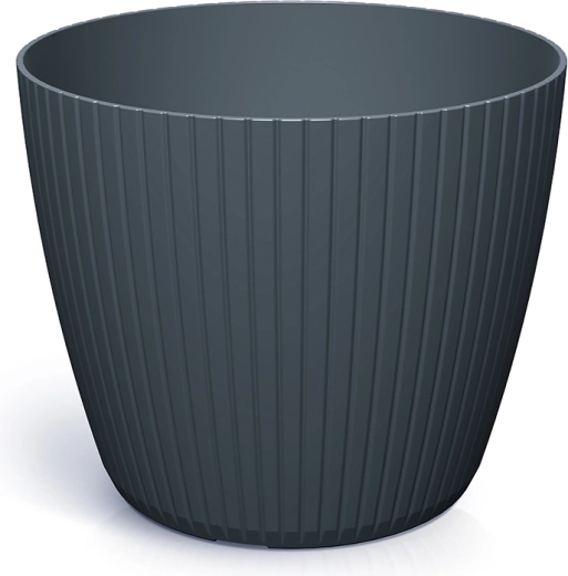 Plastový květináč Lamia 19,8 cm antracit