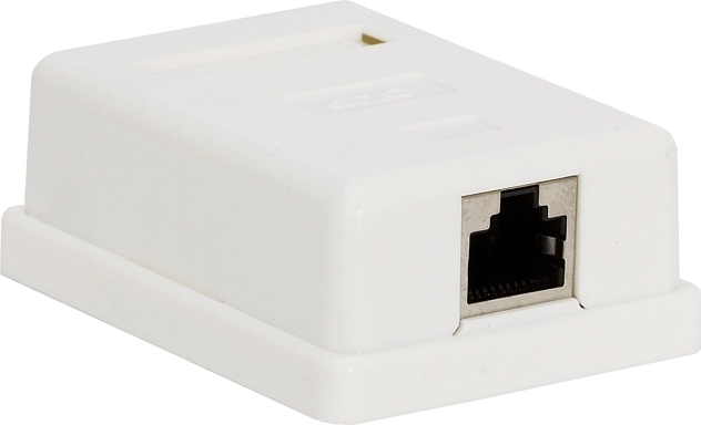 Nástěnná síťová zásuvka RJ45 Cat.5e FTP