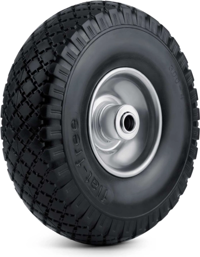 Bezdusikové kolo pro kolečko 3.00-4 černo-stříbrné HUMBERG