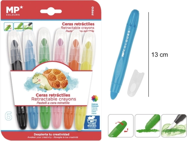 Otočné voskovky – 6 barev