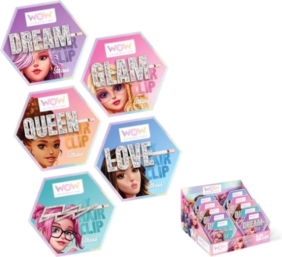 Spona do vlasů WoW Generation LOVE s perličkami