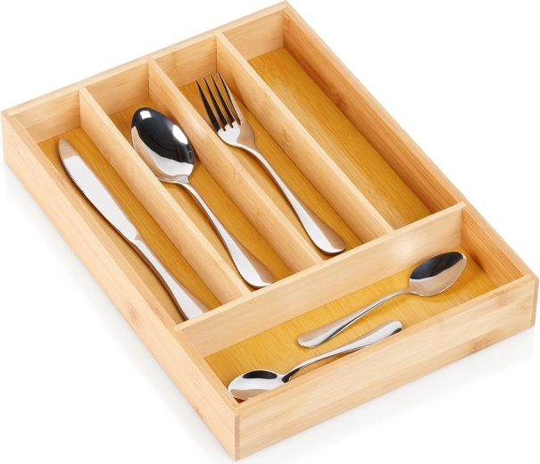 Bambusový příborník do zásuvky 25 × 35 cm