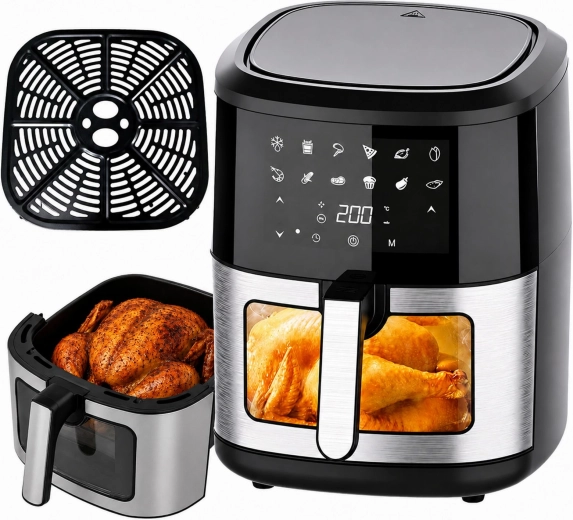 Horkovzdušná fritéza air fryer 6 l, 1500 W, 12 programů