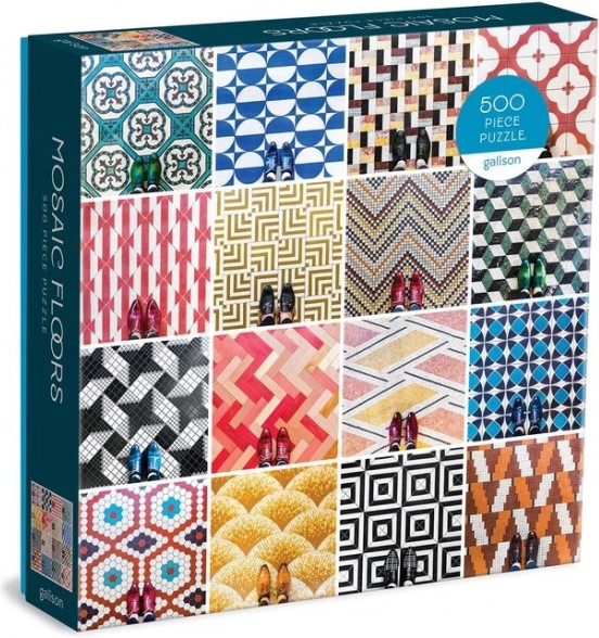 Galison puzzle Mozaikové podlahy 500 dílků
