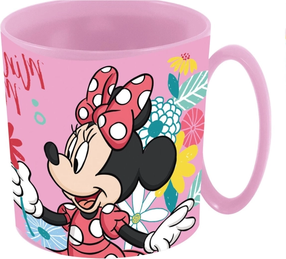Dětský hrnek 350 ml Minnie plastový růžový