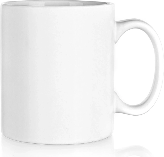 Keramický hrnek 350 ml matný bílý