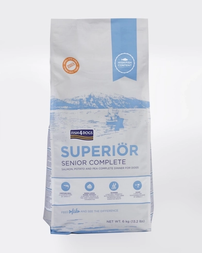 Granule pro malé starší psy s lososem a bramborami 6 kg