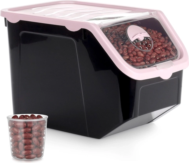 Plastový kontejner na ovoce, zeleninu a sypké potraviny s víkem 12 l