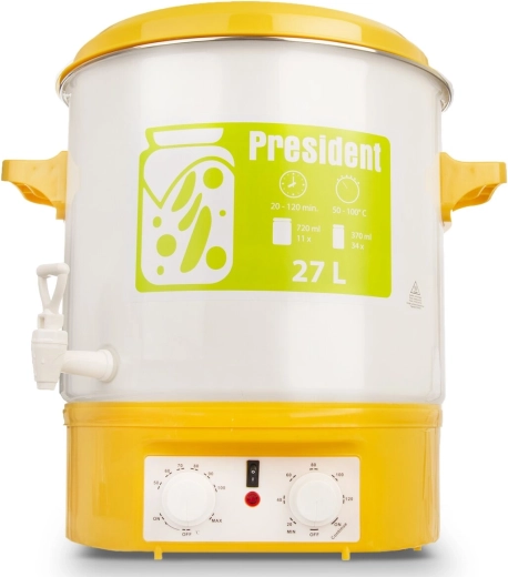 President elektrický zavařovací hrnec 27 l s kohoutem