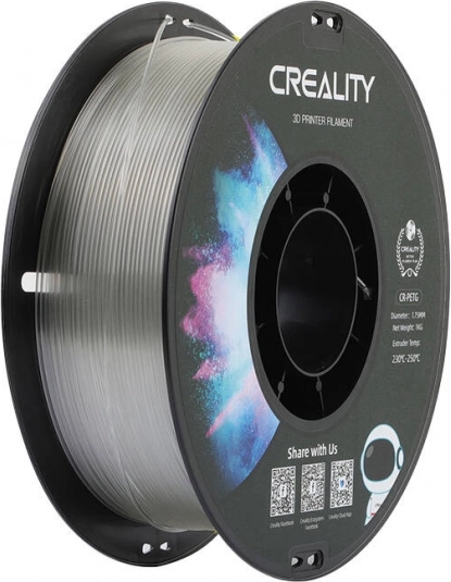 PETG filament Creality 1,75 mm průhledný