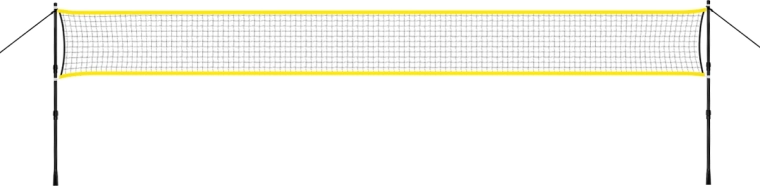 NILS síť na badminton s teleskopickými sloupky nt310