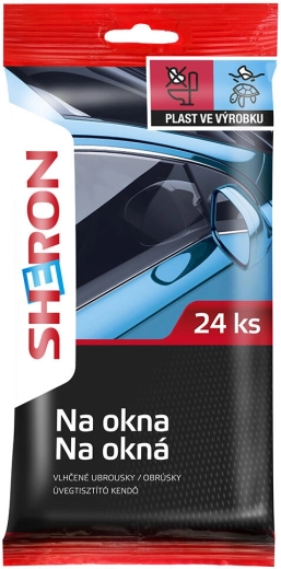 Ubrousky na sklo SHERON 24 ks