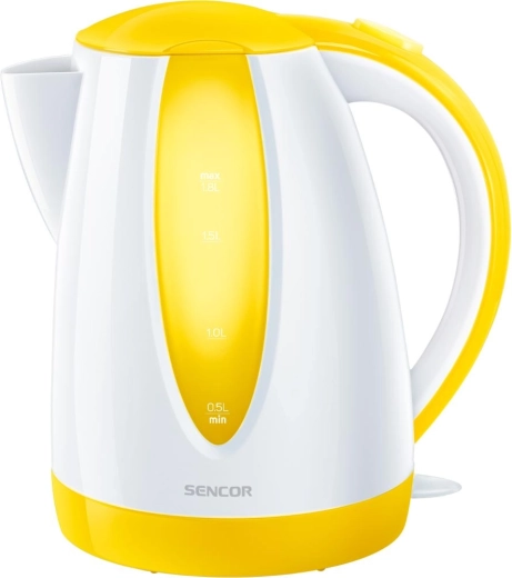 Rychlovarná konvice Sencor žlutá 1,8 l