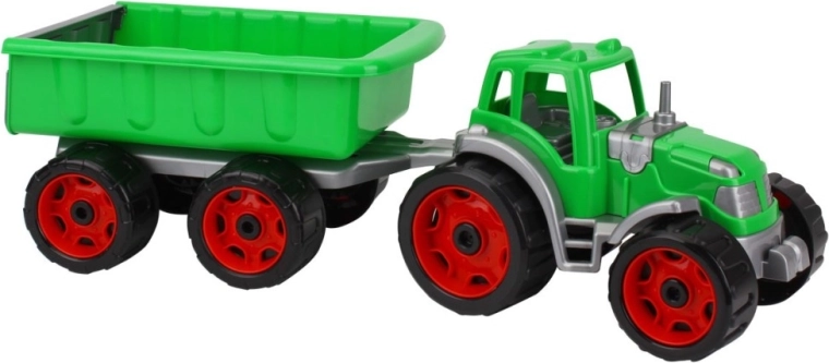 Plastový traktor s přívěsem