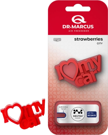 Dr. Marcus City I Love My Car jahody – osvěžovač vzduchu do auta