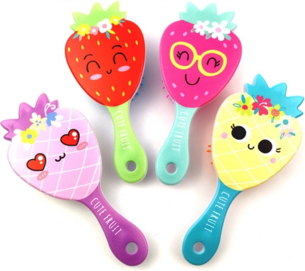 Dětský kartáč na vlasy s modrou rukojetí