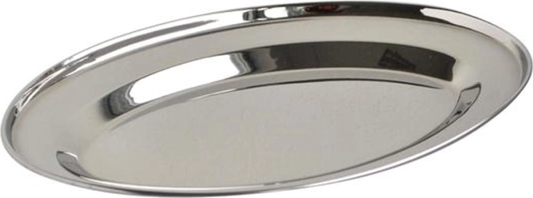 Oválný nerezový podnos 20 cm