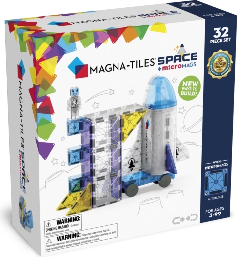 Magnetická stavebnice MAGNA-TILES vesmír (32 dílků)