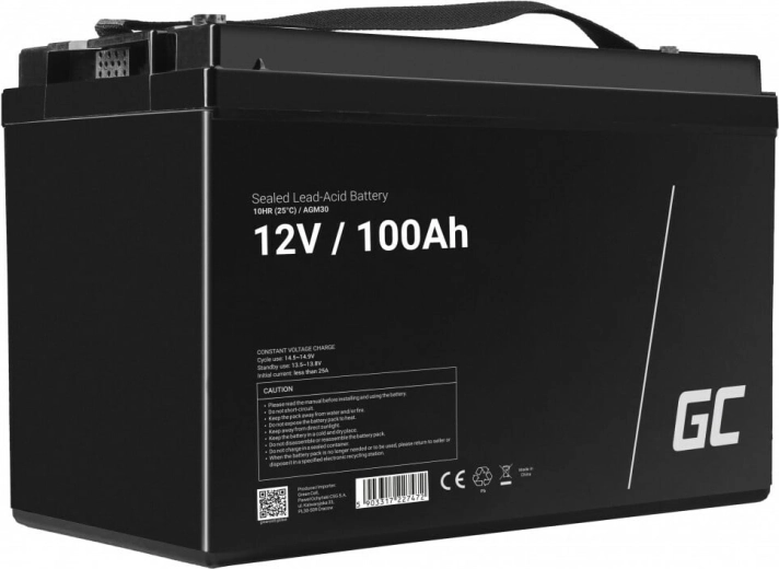 Green Cell AGM baterie 12 V 100 Ah