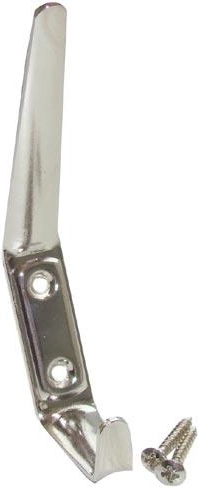 Velký nástěnný věšák 41 × 120 mm, nikl