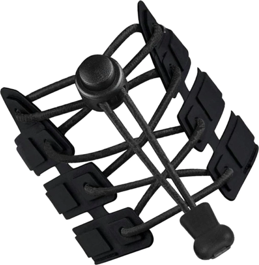 Elastické tkaničky se stopperem 100 cm – černé