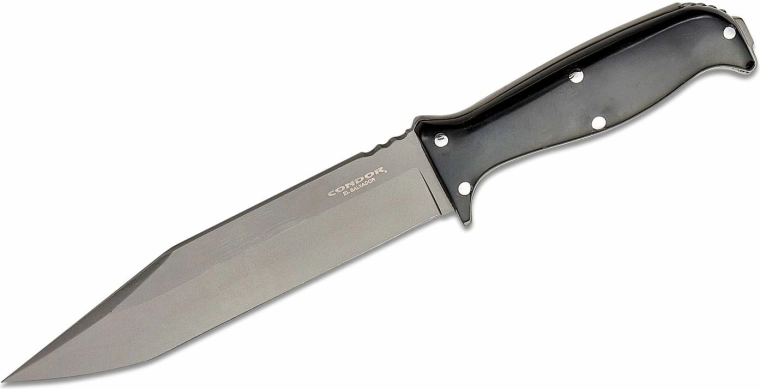Condor Enduro univerzální nůž 17,3 cm, černý, Micarta, pouzdro Kydex