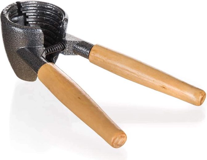 Louskáček na ořechy s dřevěnou rukojetí