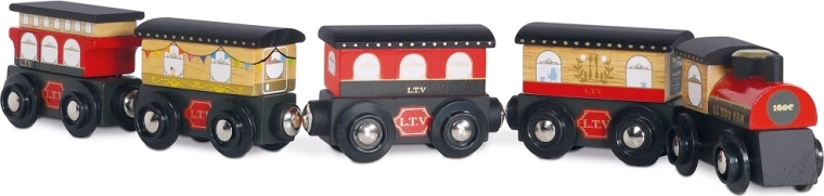 Dřevěný vláček Royal Express s vagony Le Toy Van