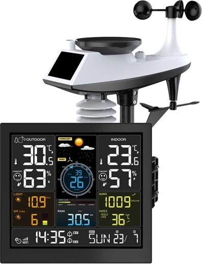 Solight profesionální chytrá Wi-Fi meteostanice