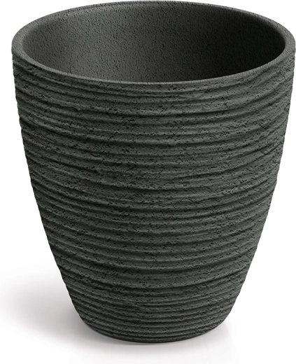 Květináč Defora 40 cm tmavě šedý