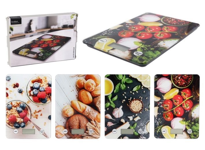 Digitální kuchyňská váha z tvrzeného skla 5 kg