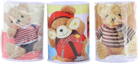 Kovová pokladnička pro děti mix motivů