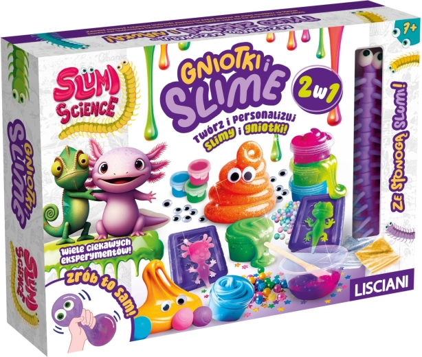 Kreativní sada Slumi Squish a Slime 2 v 1