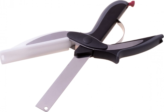 Multifunkční kuchyňské nůžky s krájecí čepelí