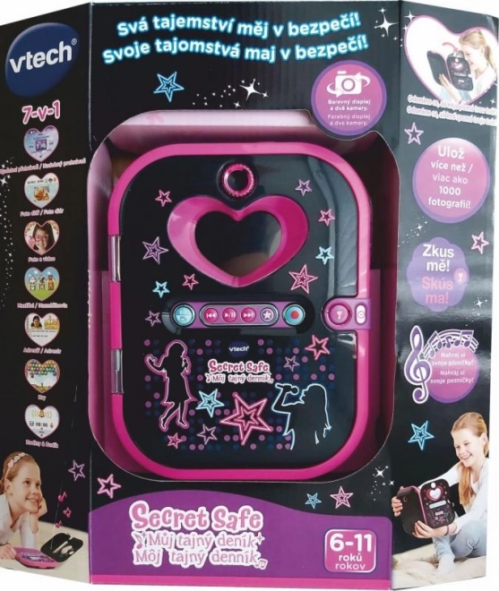 VTech Kidi Secret Safe – můj tajný deník – Černý
