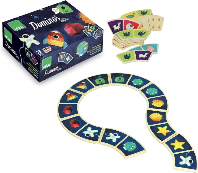 Vesmírné domino pro děti