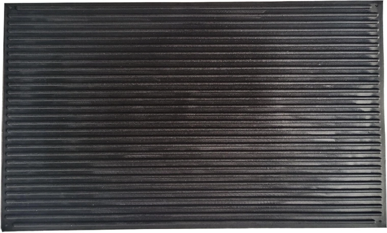 Gumová rohož 33 × 55 cm s motivem ukulele, černá