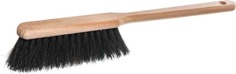 Smetáček se 4 řadami štětin s prodlouženou rukojetí, dřevěný nelakovaný
