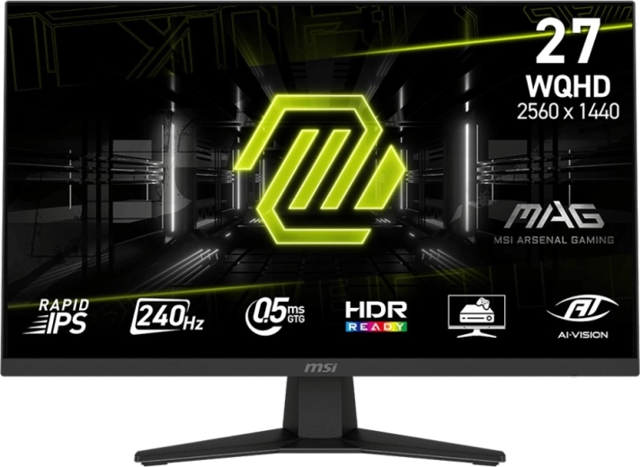 Monitor 27" MAG 274QF X24, 240 Hz, FHD, plochý, černý