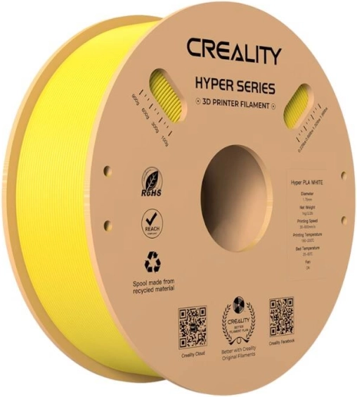 Filament Creality hyper pla 1,75 mm žlutý 1 kg