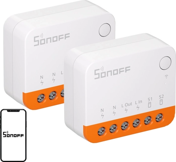 Sonoff MINIR4 Extreme chytrý Wi‑Fi spínač (2 ks)