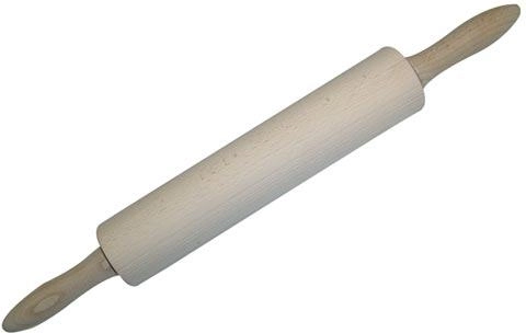 Obouruční dřevěný váleček na těsto 25,5 × 5,5 cm