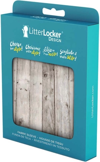 Textilní návlek na koš LitterLocker Design Wood