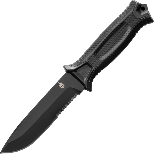 Gerber StrongArm černý outdoorový nůž se zoubkovaným ostřím 12,7 cm