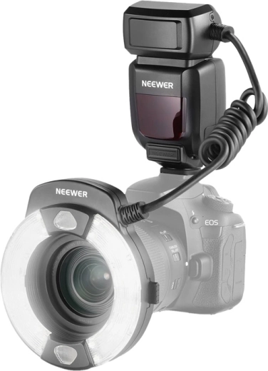 Kruhový makro blesk Neewer rf1-c pro Canon e-ttl